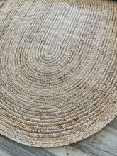 Load image into Gallery viewer, oval jute rug
