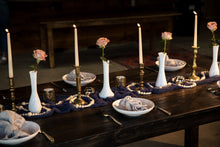 Load image into Gallery viewer, slate blue cheese cloth table runners
